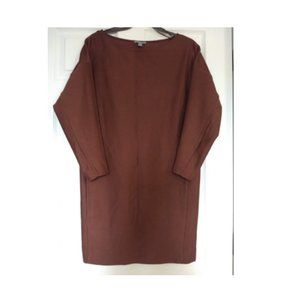 COS Long Sleeve Boat Neck Shift Dress